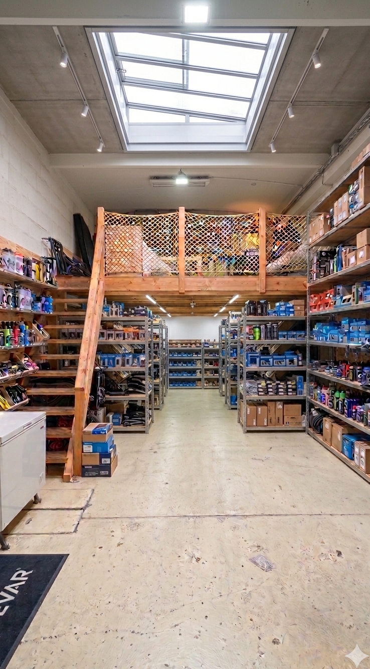 Notre entrepôt à Clichy — stock de vélos et pièces reconditionnés